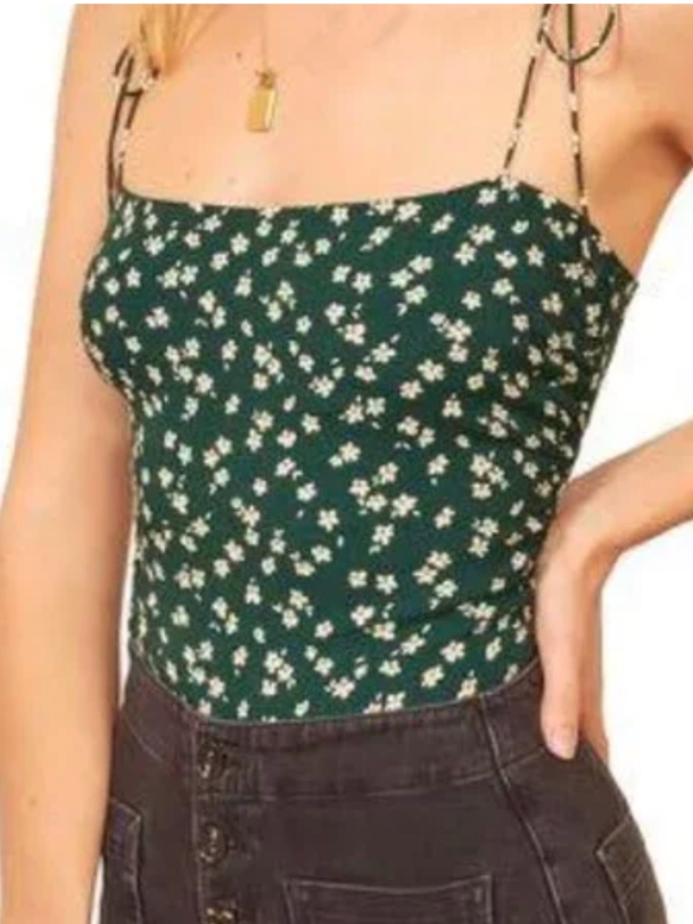 NWOT Reformation Lupe Tie Strap Top - 2